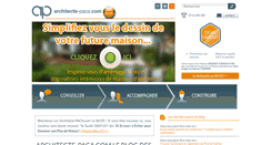 Desktop Screenshot of plans-maisons.architecte-paca.com